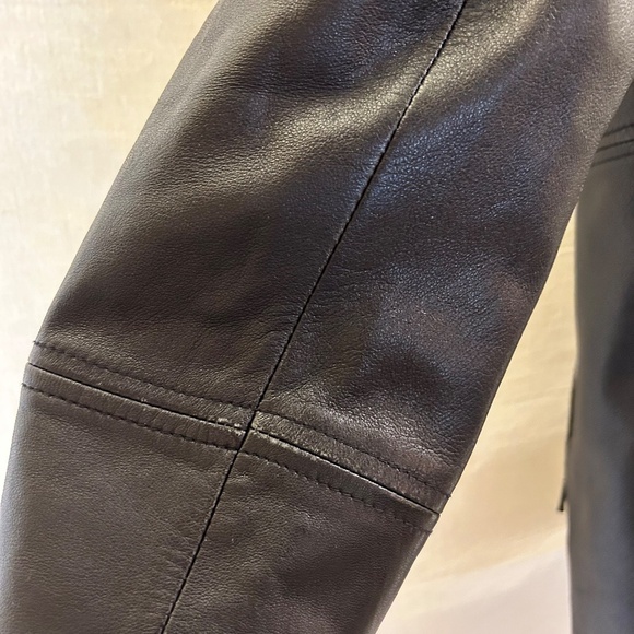 Wilson Leather Moto Jacket – Black Genuine Leather (Women’s Medium) - Picture 5 of 12